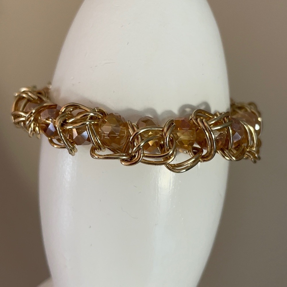 Francesca’s bracelet collection, gold